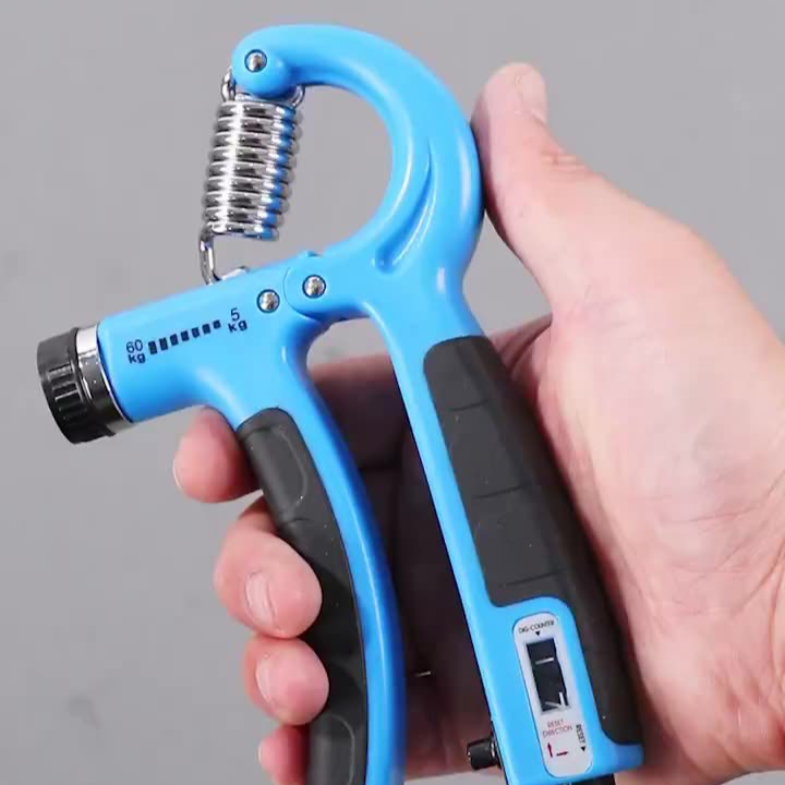 Adjustable Digital Grip Strength Trainer with LCD Counter