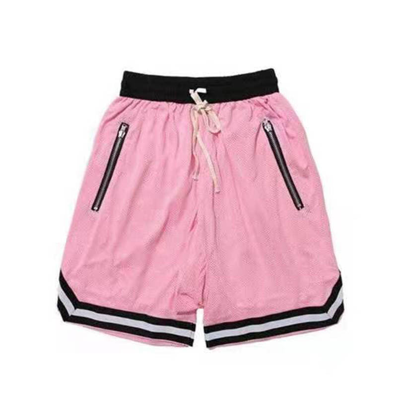 Men's Breathable Mesh Sports Shorts for Basketball and Gym Training